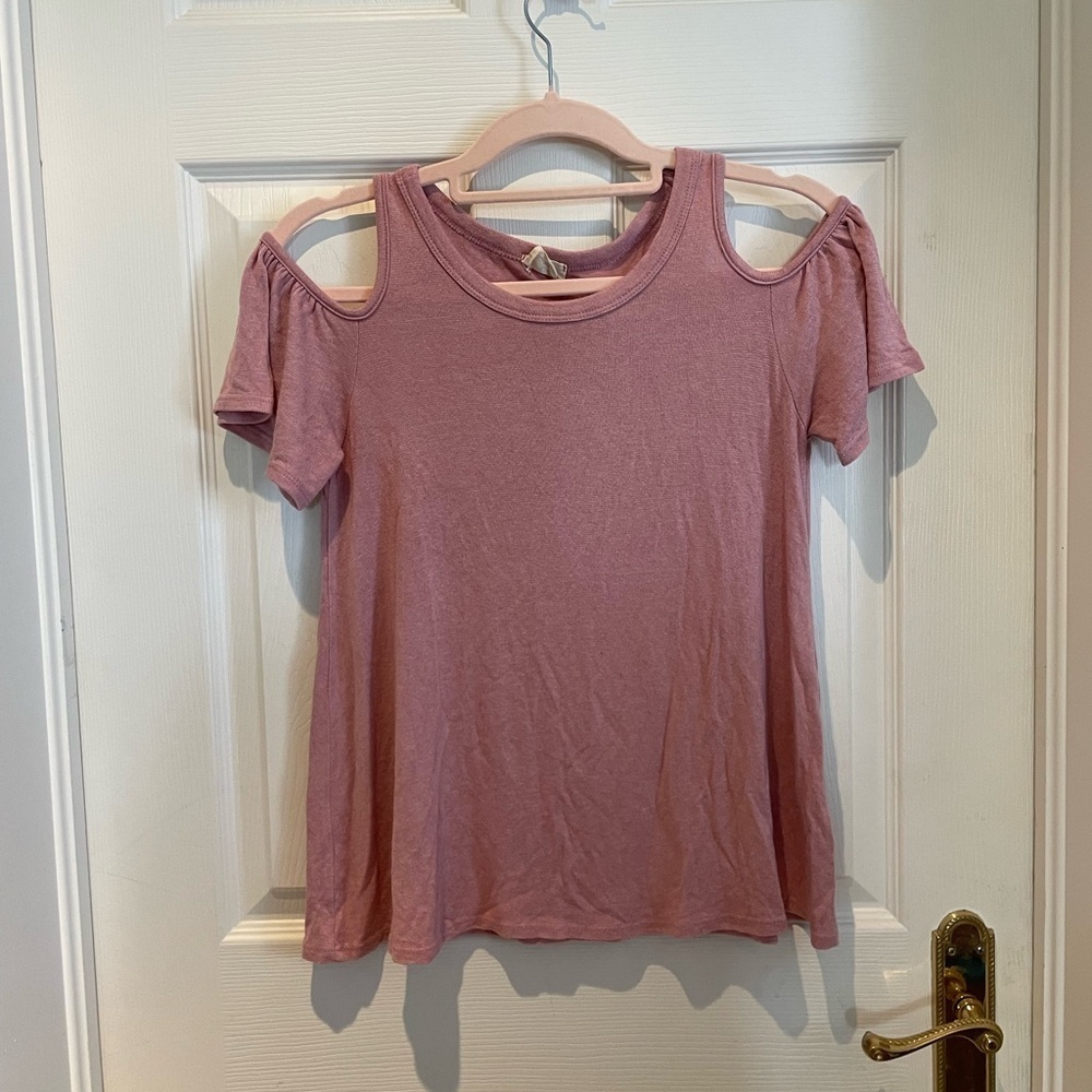 Cute cold shoulder tshirt